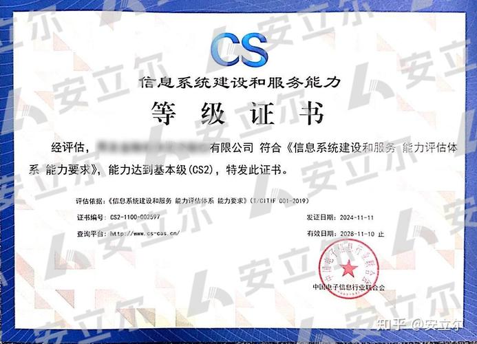 干貨詳解 CS信息系統集成及服務能力資質